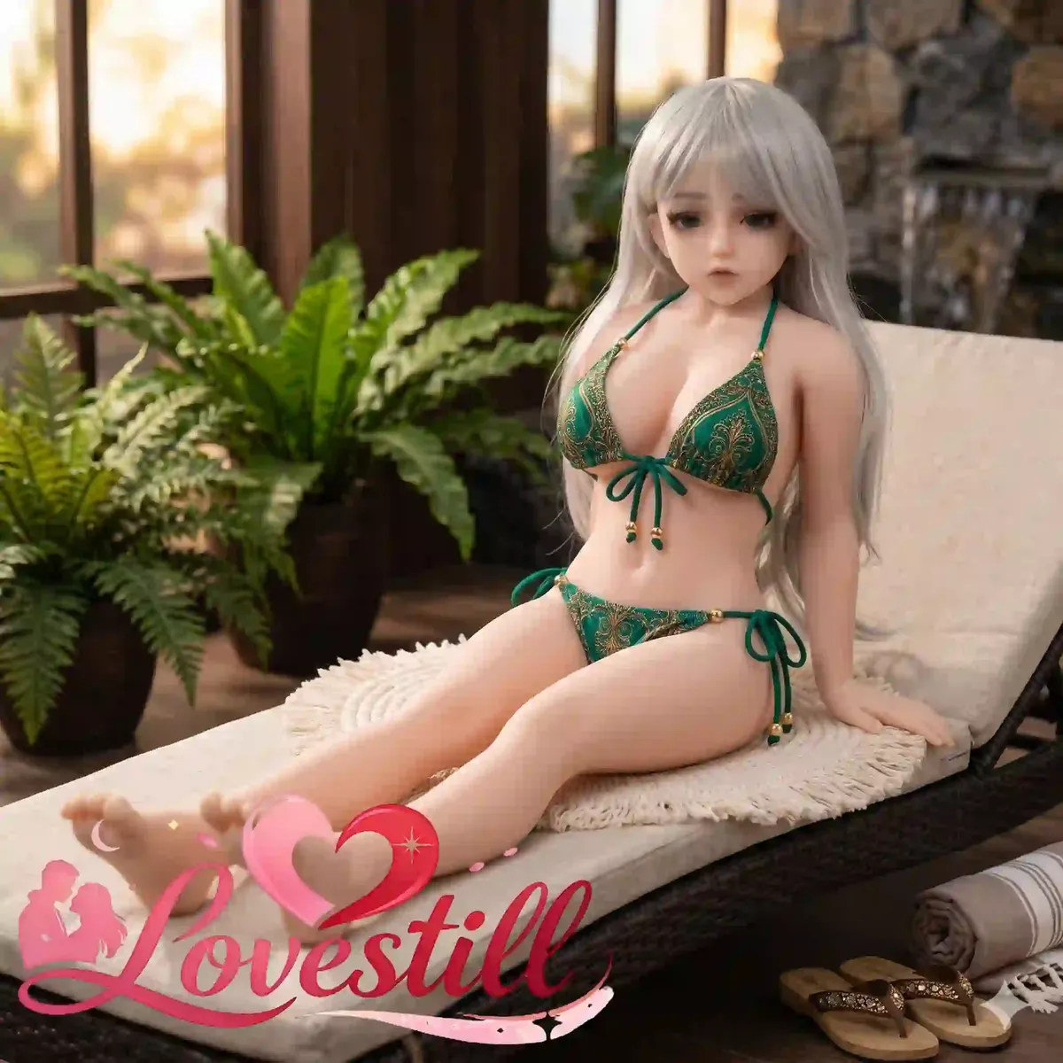 80cm ミニドール シルバーウェーブ｜アニメ系フェイス・2穴・玄関から一人で運べる軽量ボディ（身長80cm・TPE製・2穴）｜Lovestill 正規品｜サムネイル6