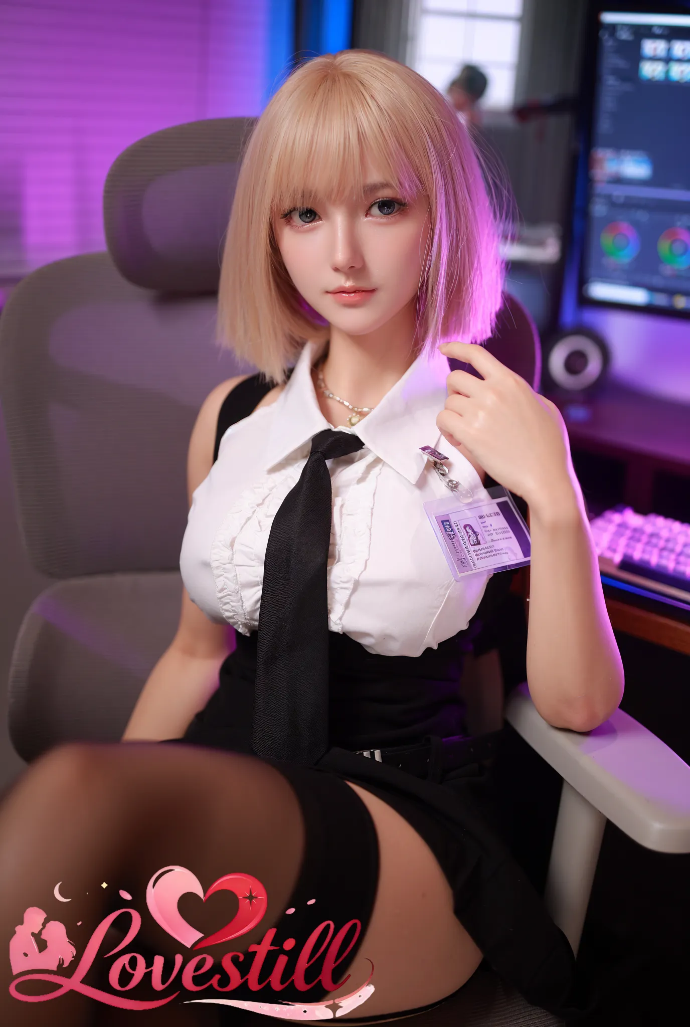 【日本倉庫在庫・即納】158cm Fカップ グラマー ハイブリッドラブドール｜シリコンヘッド×TPE（身長158cm・Fカップ・シリコンTPEハイブリッド・2穴・日本国内即納）｜lovestill 正規品｜別アングル画像